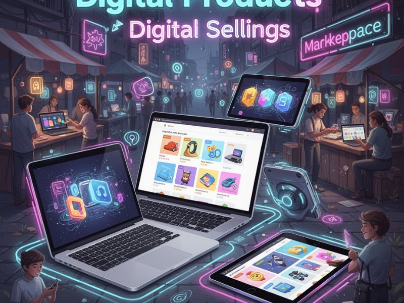Digital Product Selling: The Complete Guide to Building a Profitable Online Business Digital Product Selling